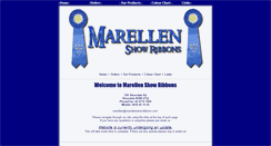 Desktop Screenshot of marellenshowribbons.com